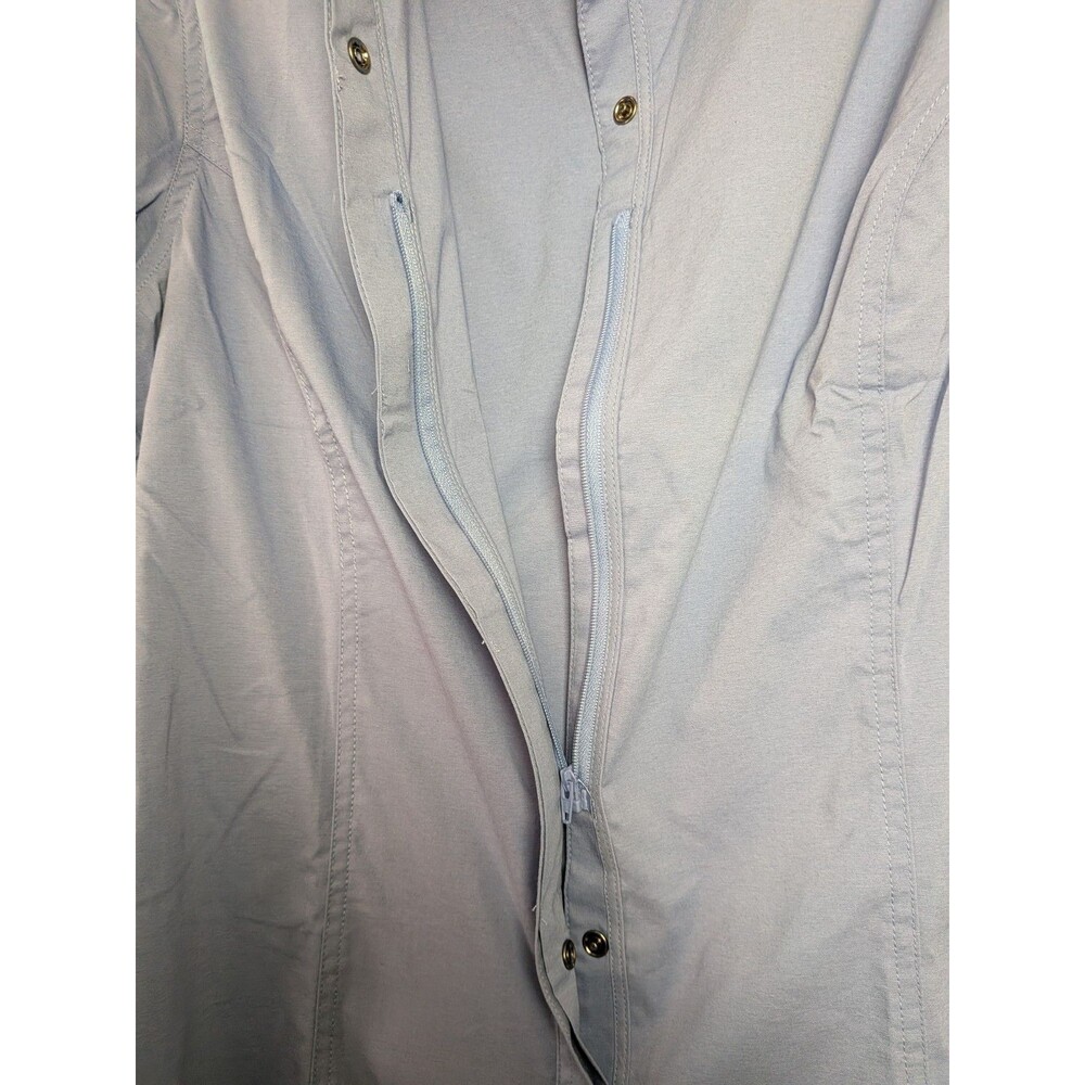 Chestnut Bay Women's L Annie-O Western Show Lavender Shirt Zip Button Horse - Picture 7 of 16